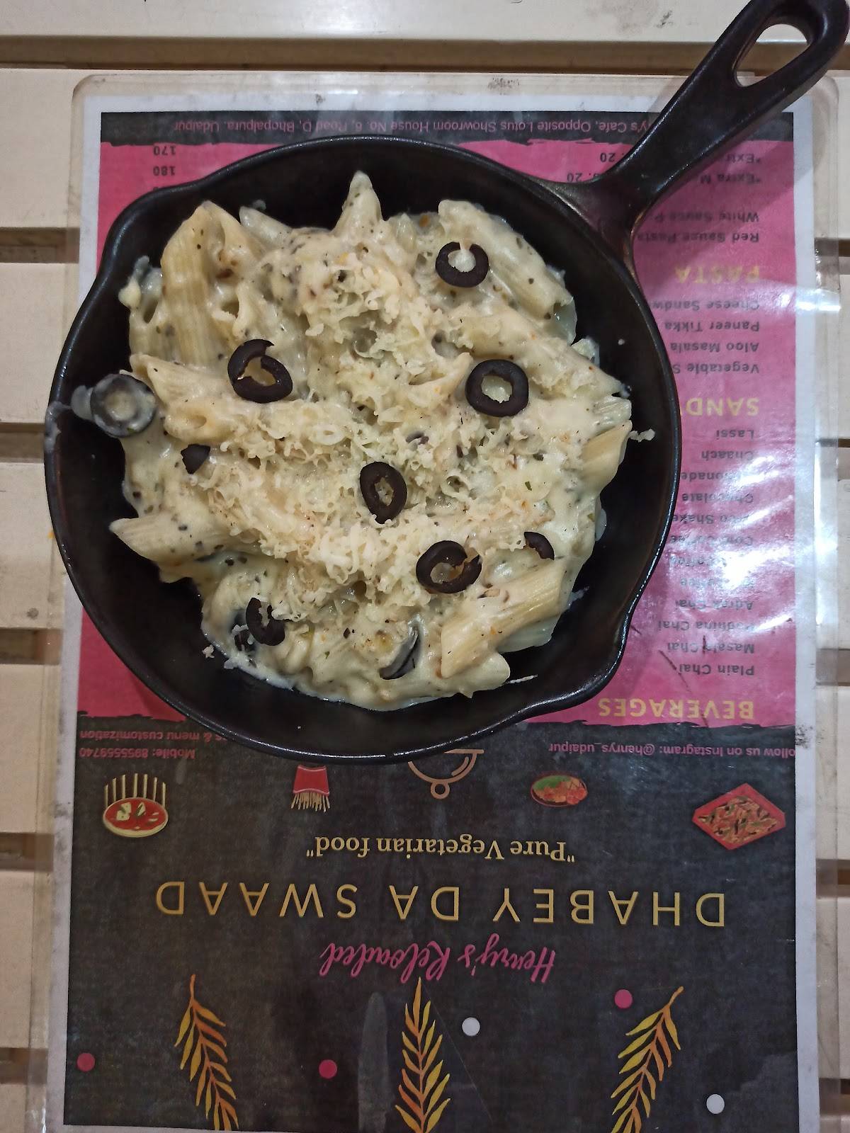 Henry's - Tinder of Food menu