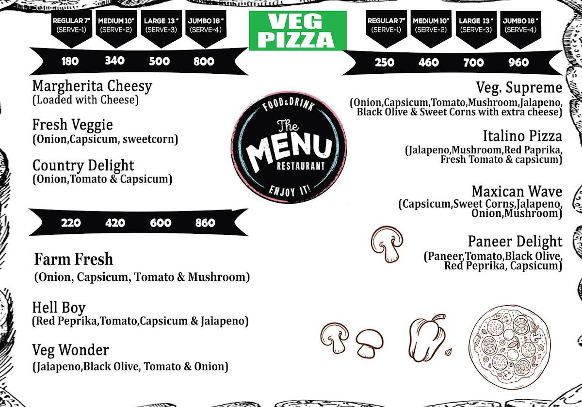 Himalayan Pizza - Bir menu