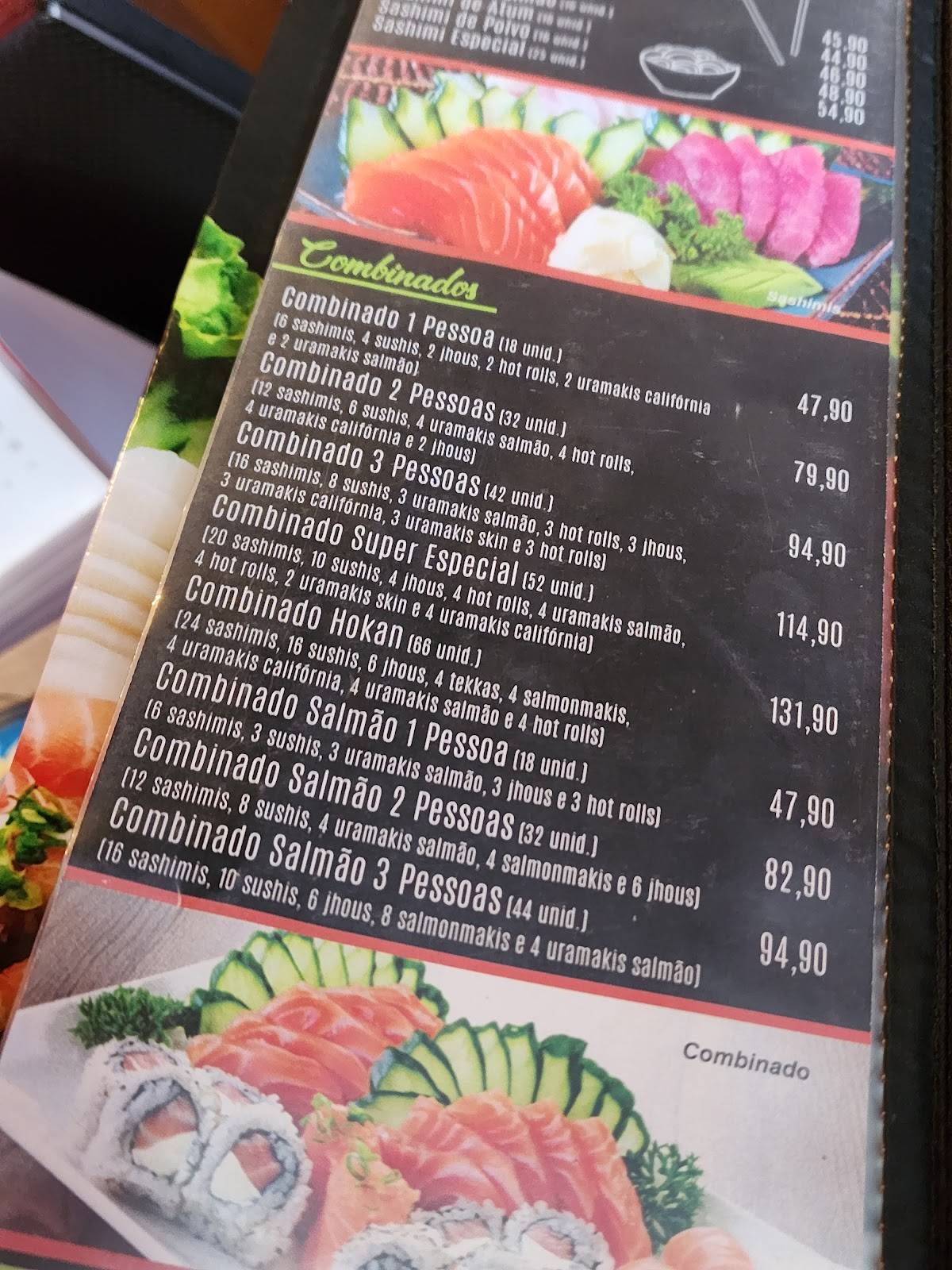 Hokan Sushi Bar cardápio