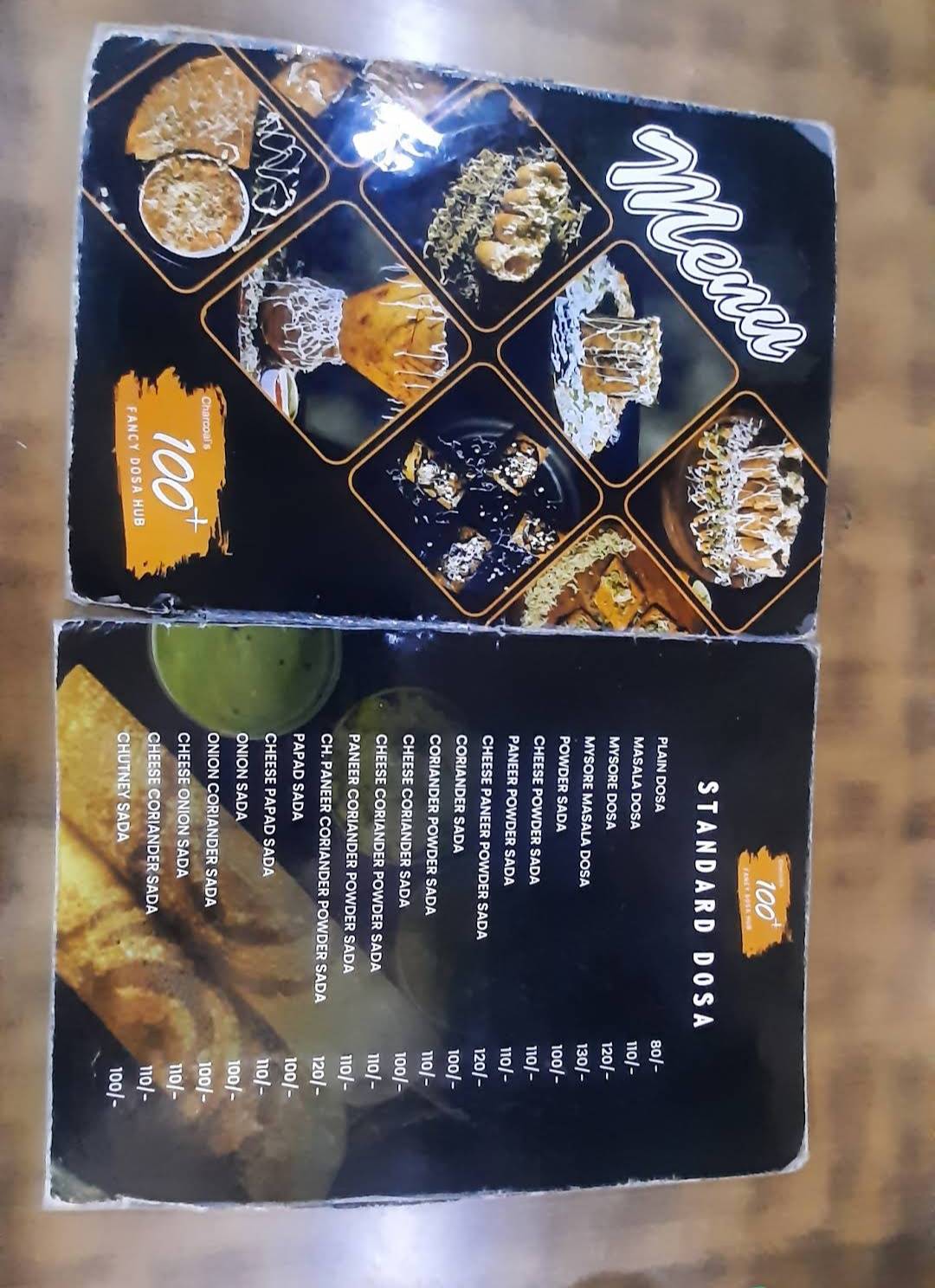 Honest menu