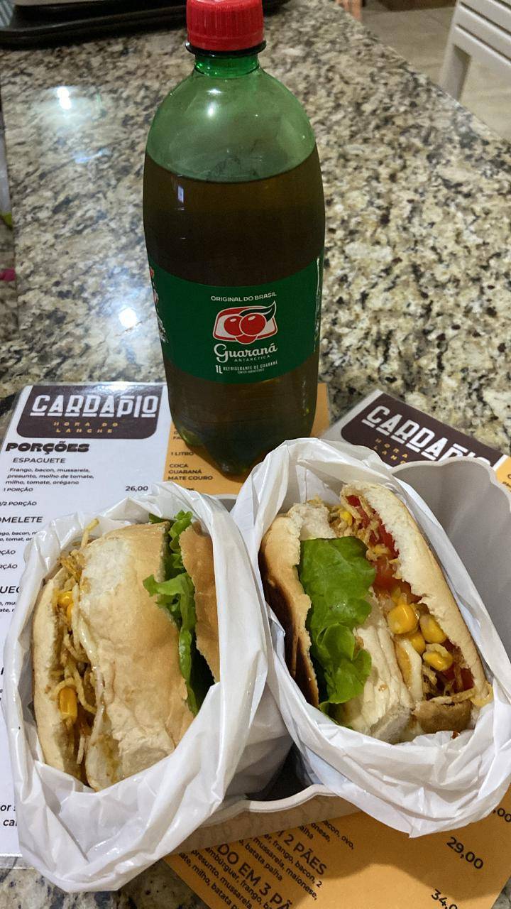 Hora do Lanche Hamburgueria e Lanchonete cardápio