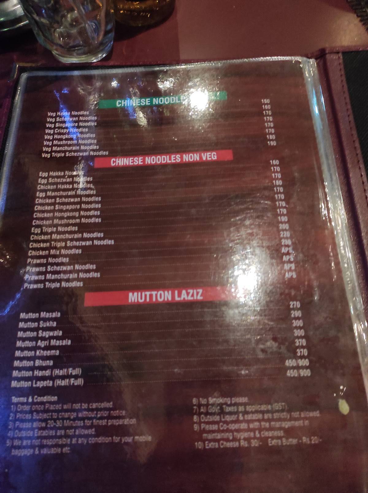 Hotel Nityanand Family Restaurant menu