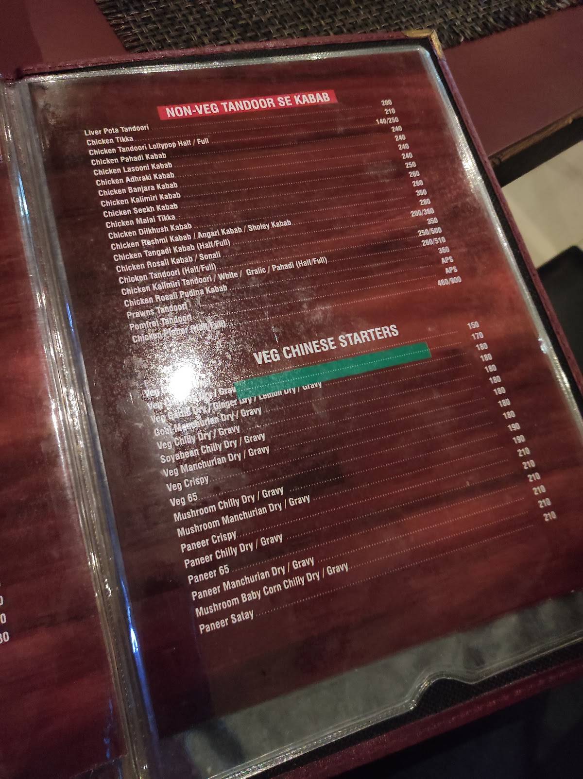 Hotel Nityanand Family Restaurant menu