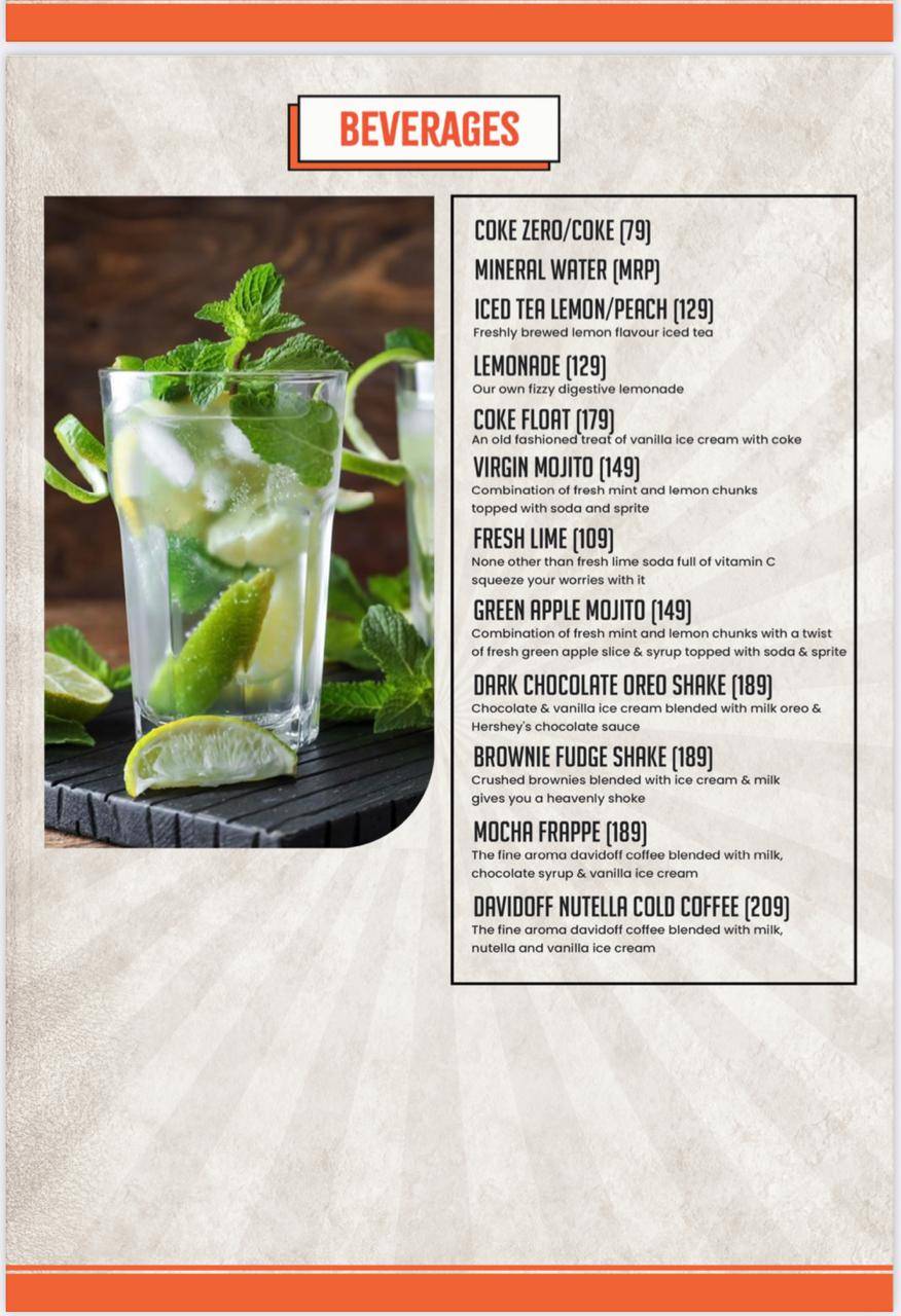 Hudson Chopsticks Gomti Nagar menu