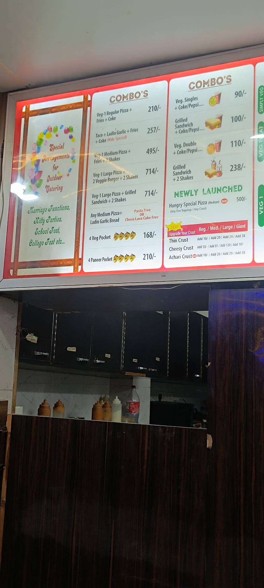 Hungry Point - Rayya menu