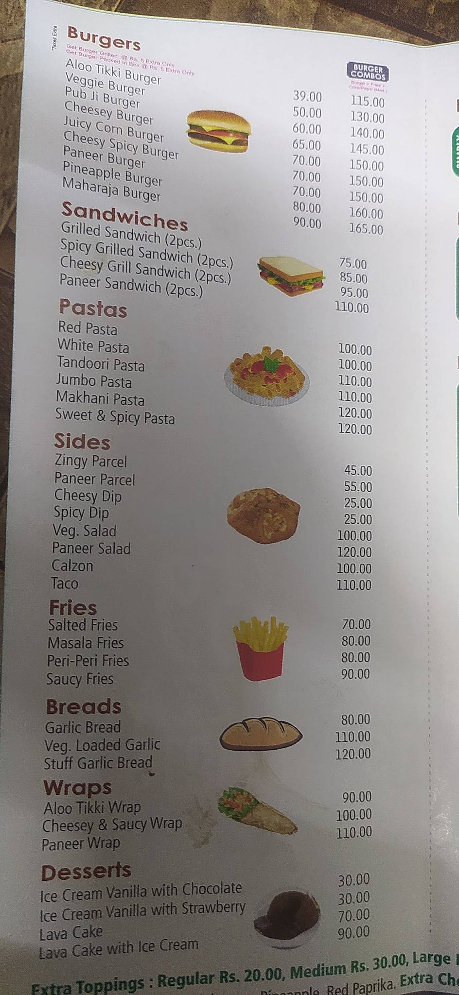 Hungry point - Mehatpur menu