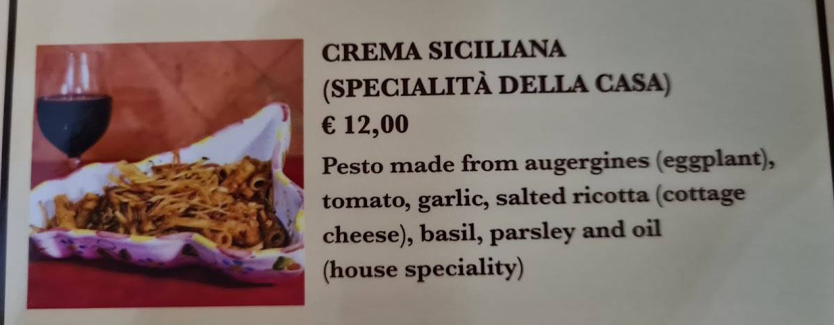 Menu di I Moschettieri 
