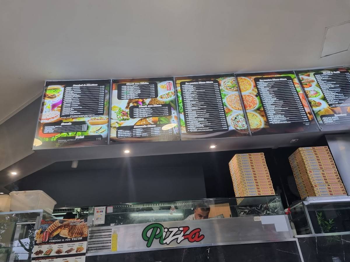 Menu di PIZZERIA KEBAP degli FORNO A LEGNA 