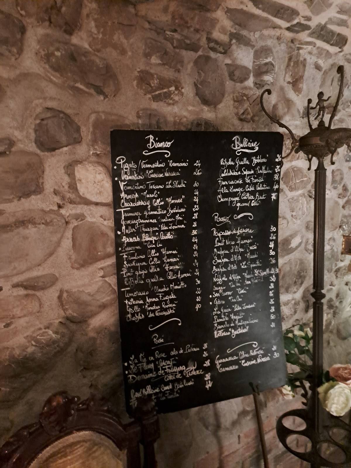 Menu di Il Bistrot del Tempo Perduto 