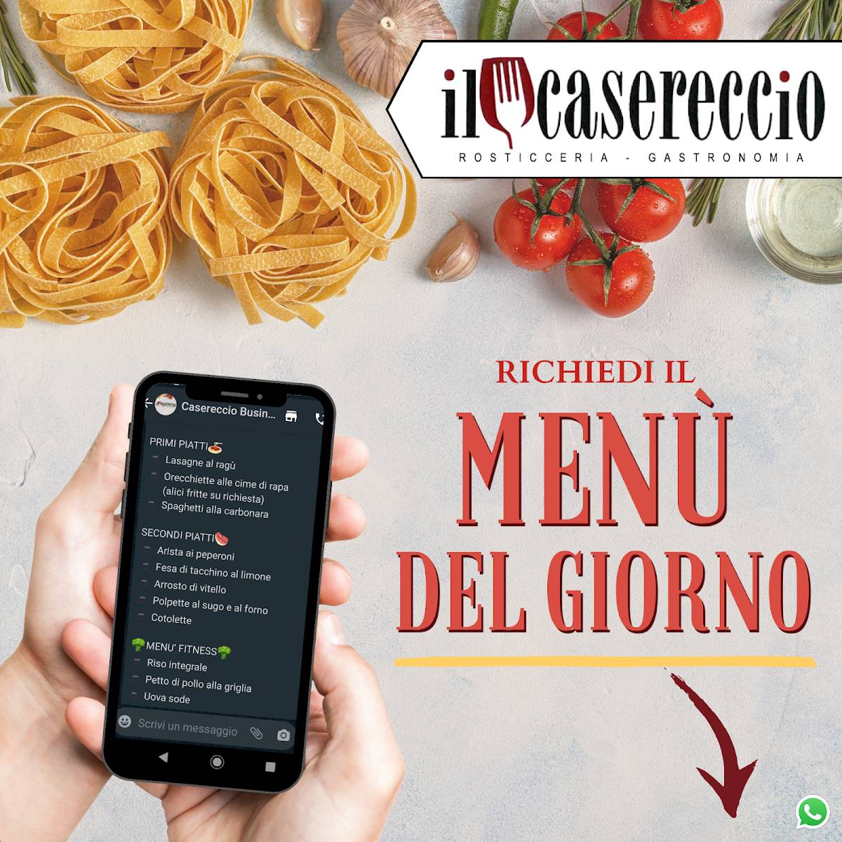 Menu di Il Casereccio - Rosticceria & Gastronomia 