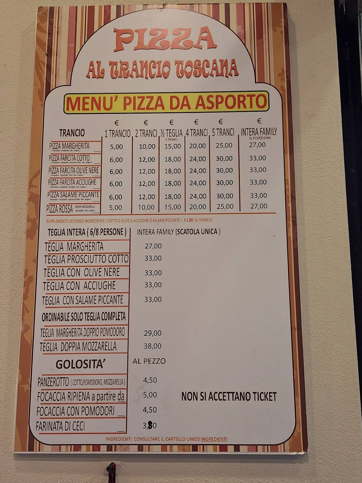 Menu di Il Comignolo 