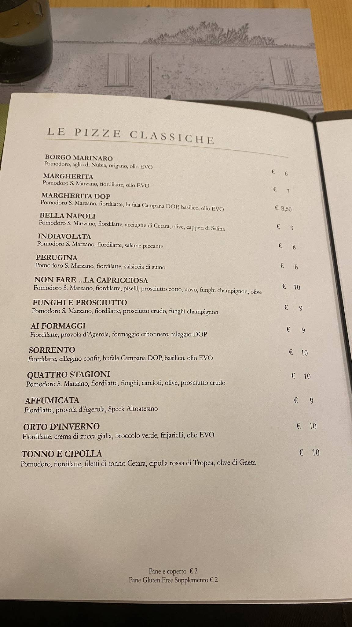 Menu di Il Filo d'Olio 