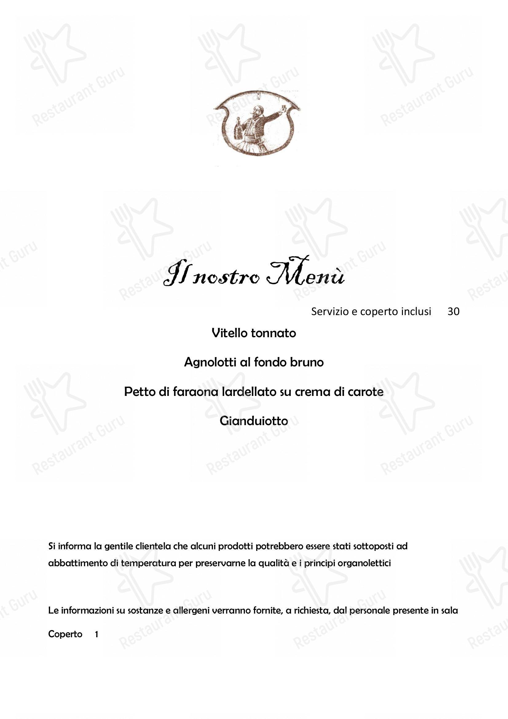 Menu di Il Nuovo Zuavo - Wok Menu