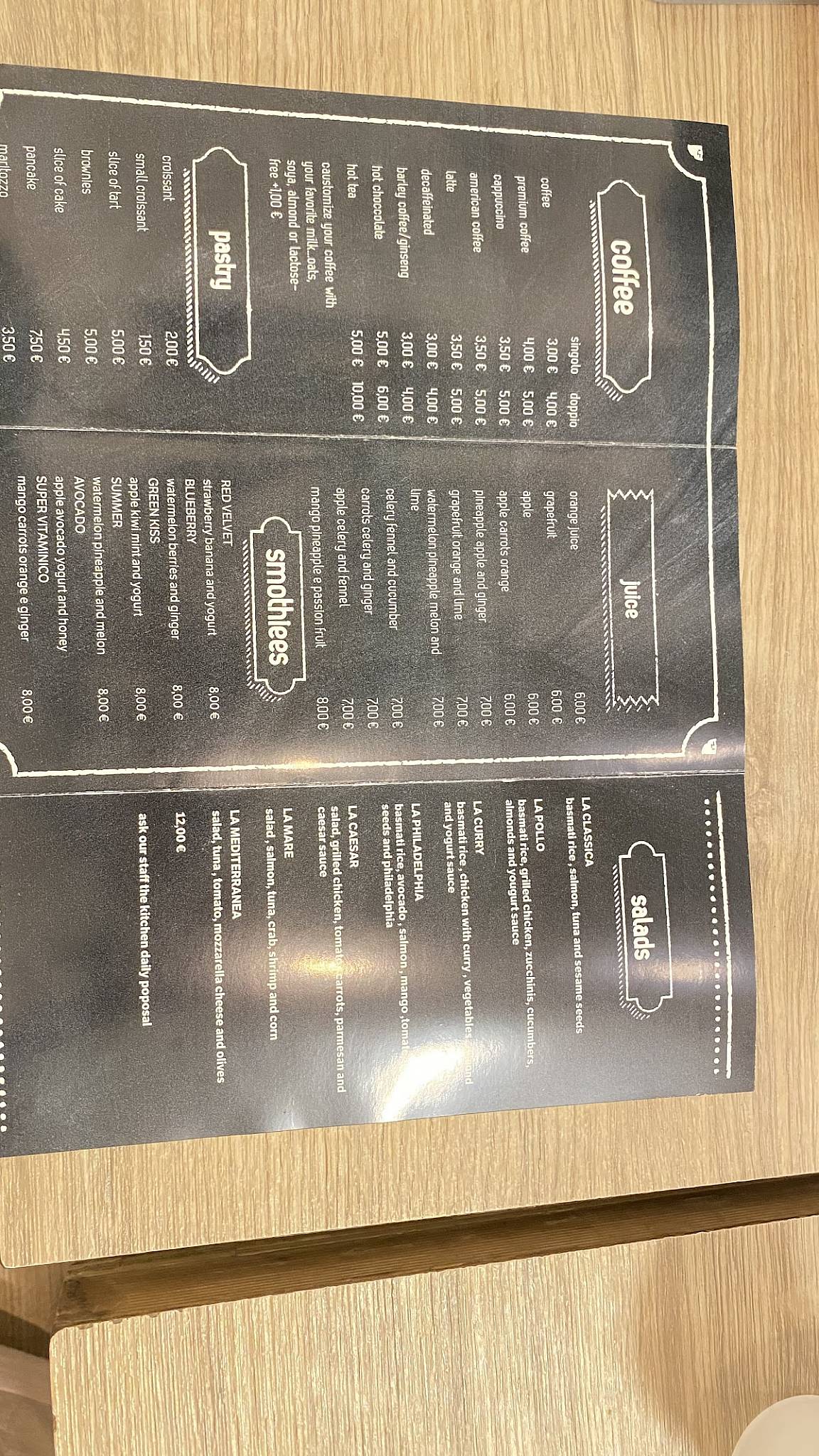 Menu di Il Baretto 