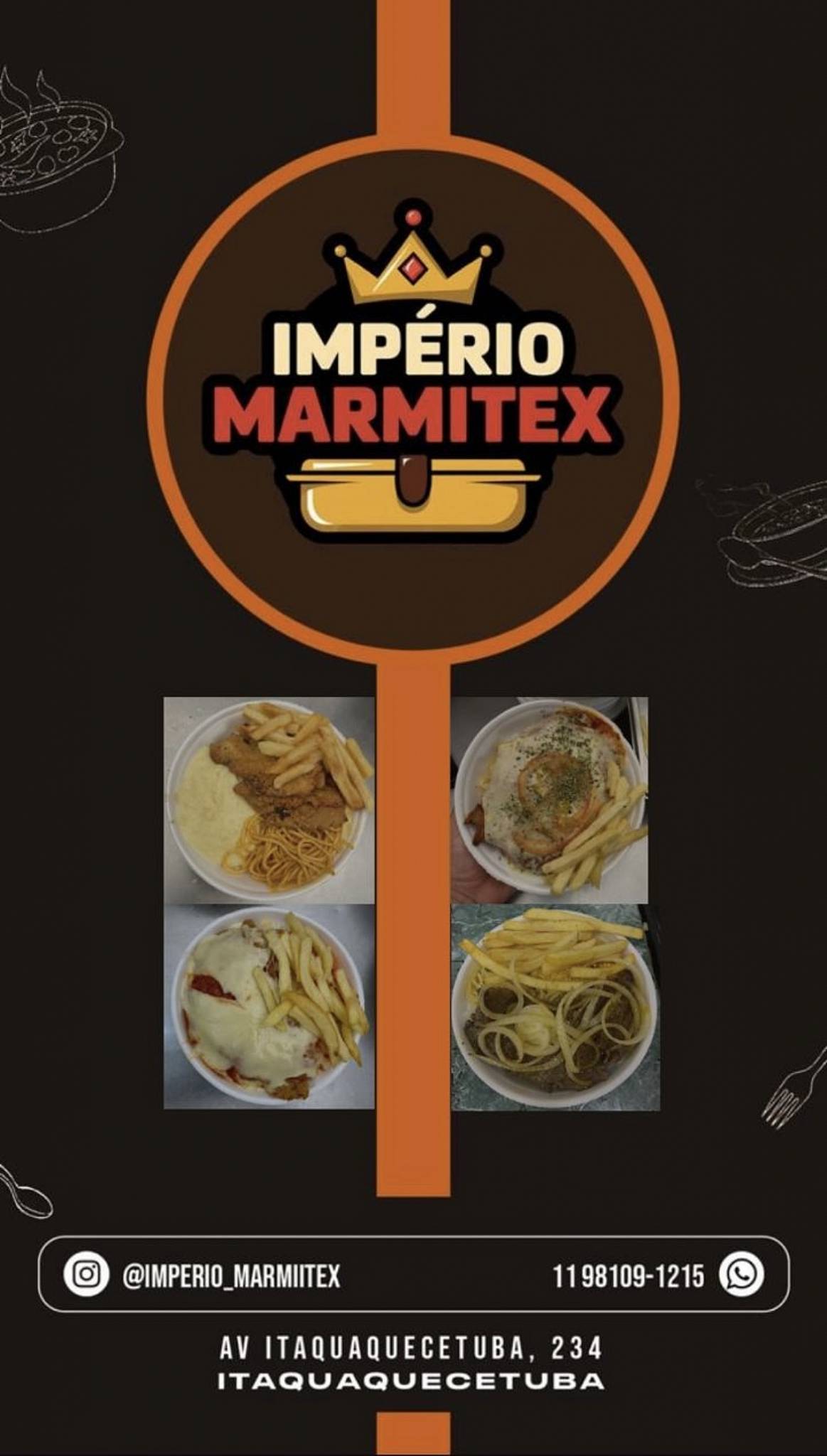 Menu em Império Marmitex restaurante, Itaquaquecetuba