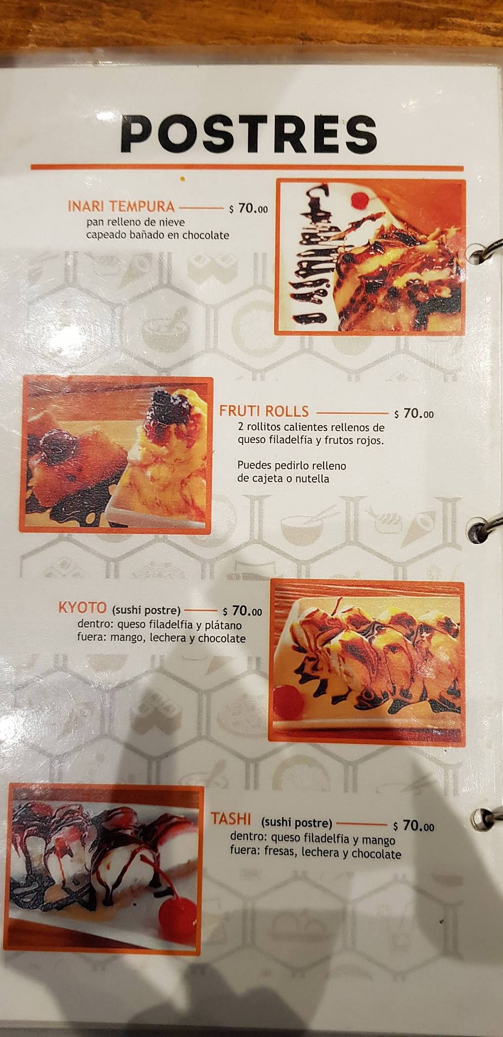 Carta del restaurante Sushi-inari, San Luis Potosi, Av Himno Nacional 4175C