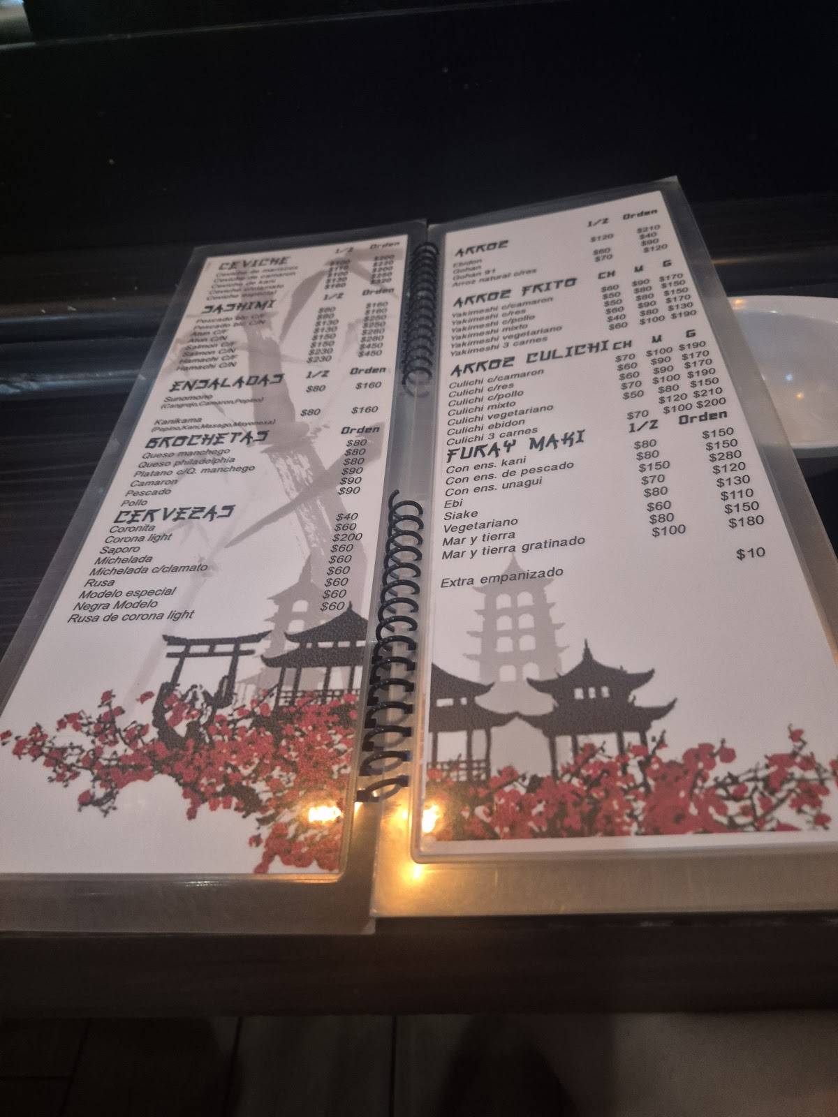 Carta del restaurante Inari Sushi to Go, Zapopan, Calzada Central 19