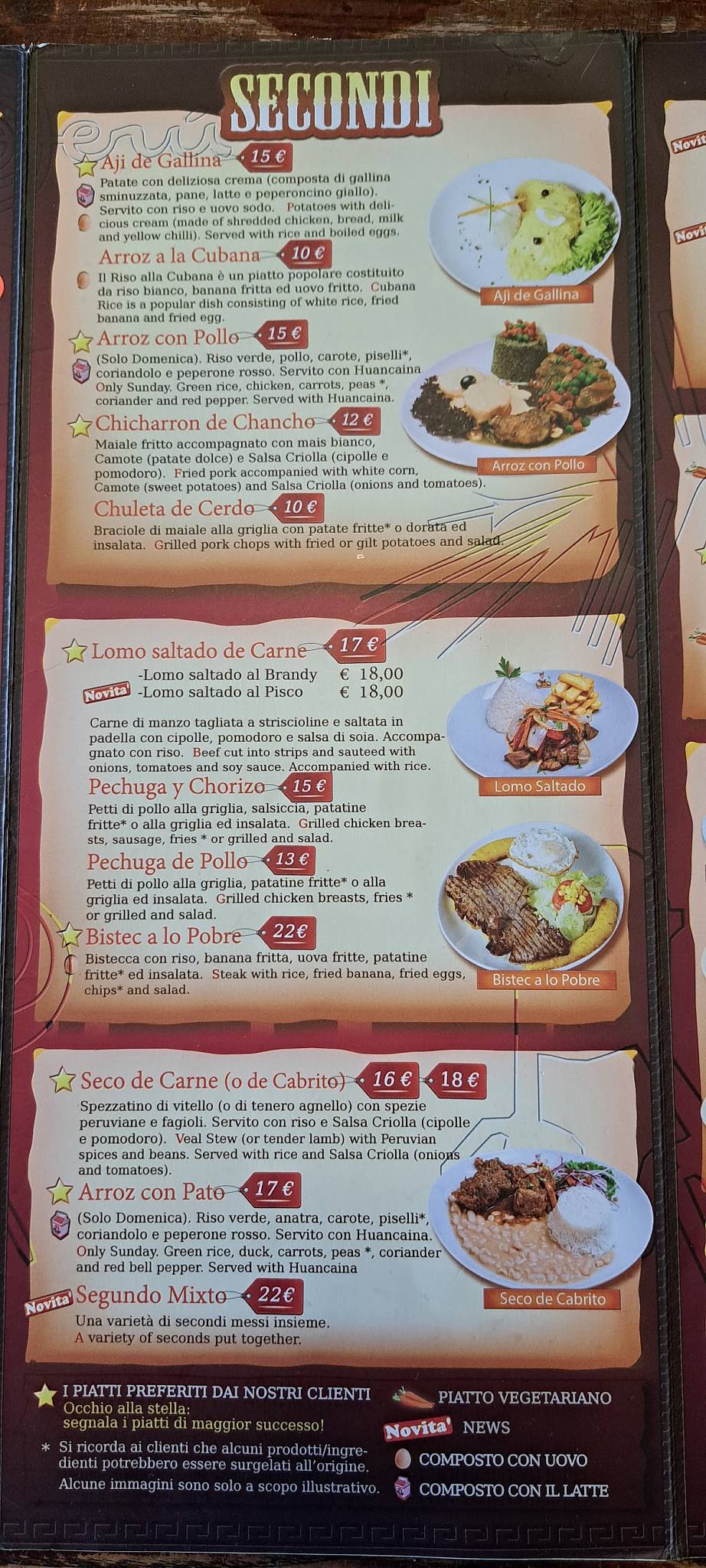 Menu di Inka chicken 