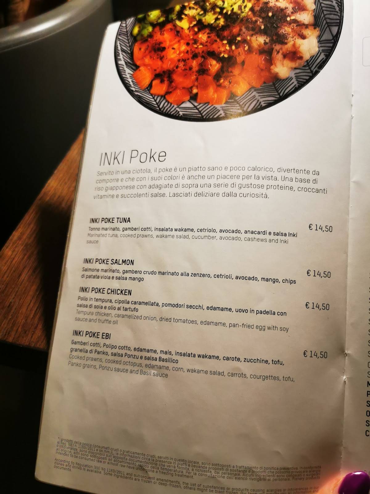 Menu di Inki Makisushi 