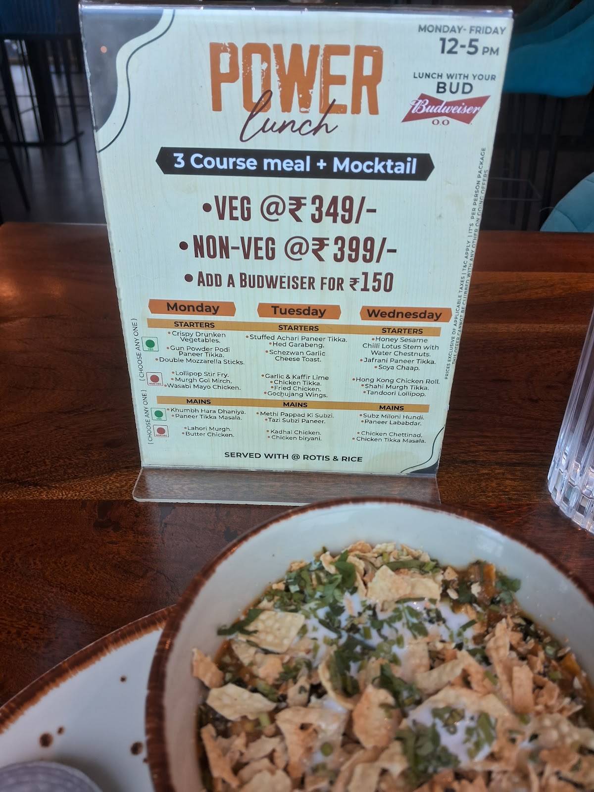 Intactu menu