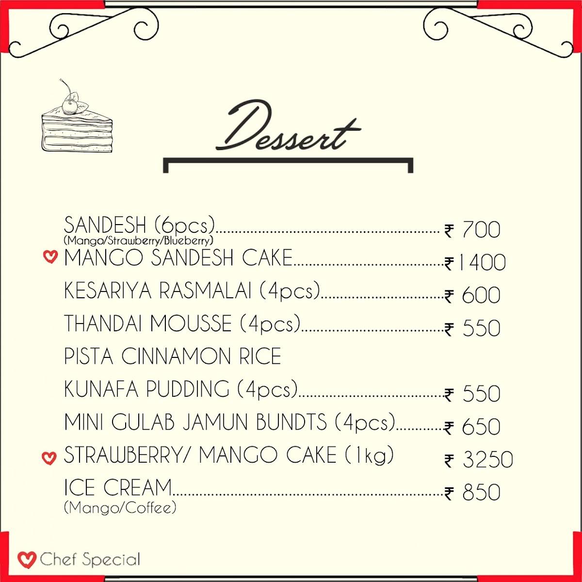 OUT Bari - Once Upon a Table menu