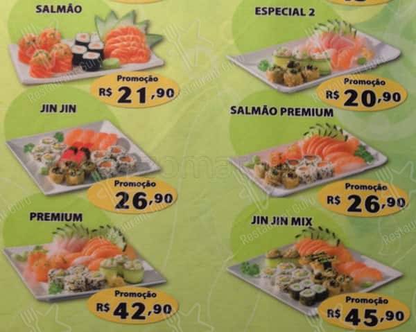 JIN JIN WOK cardápio