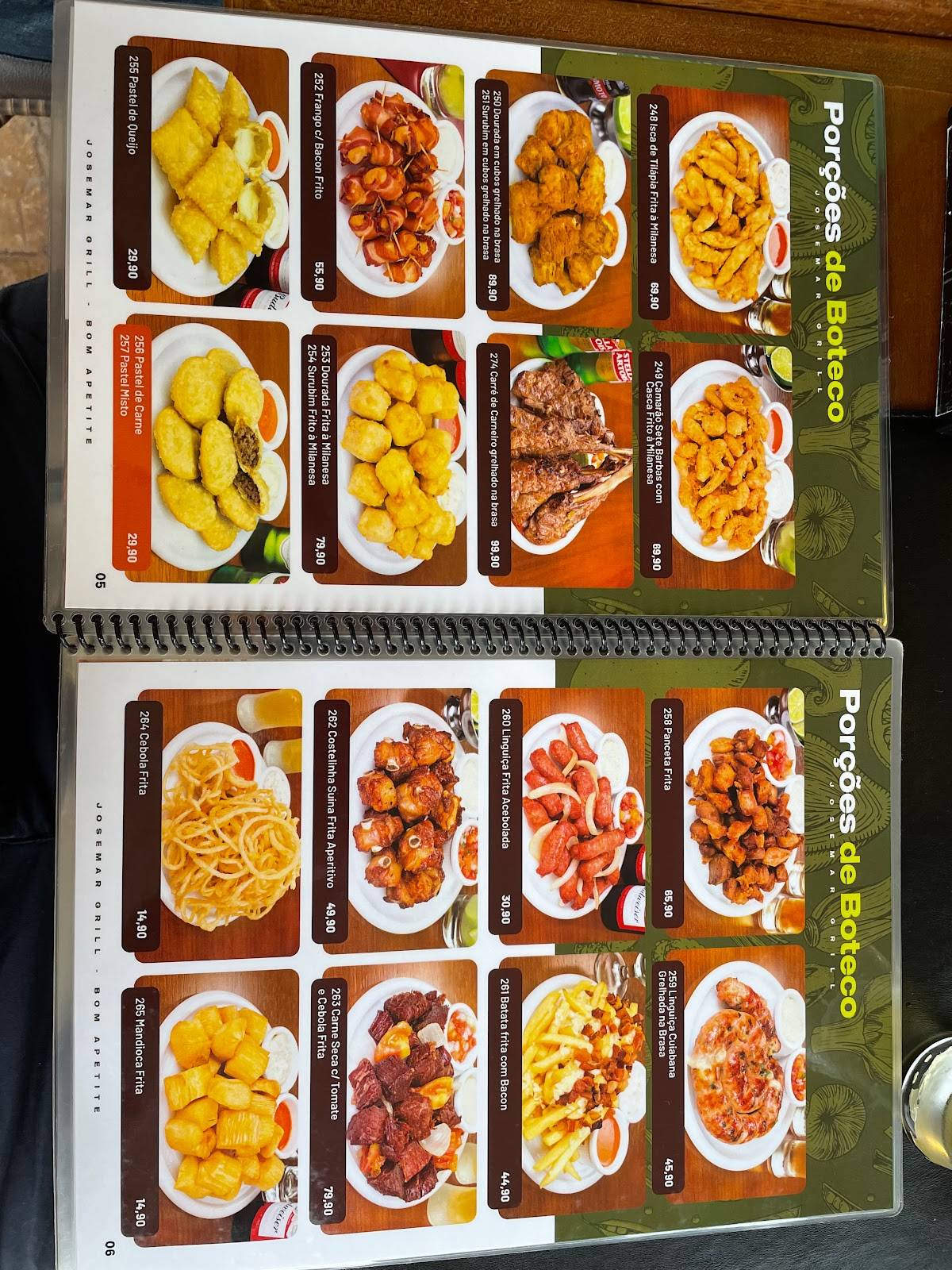 Josemar Grill (Jacaré) cardápio