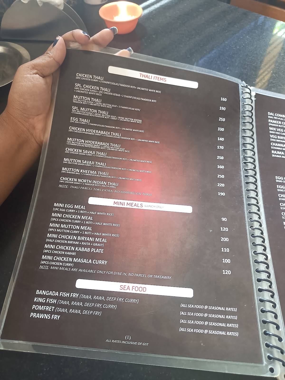 Kabab magic - Dharwad menu