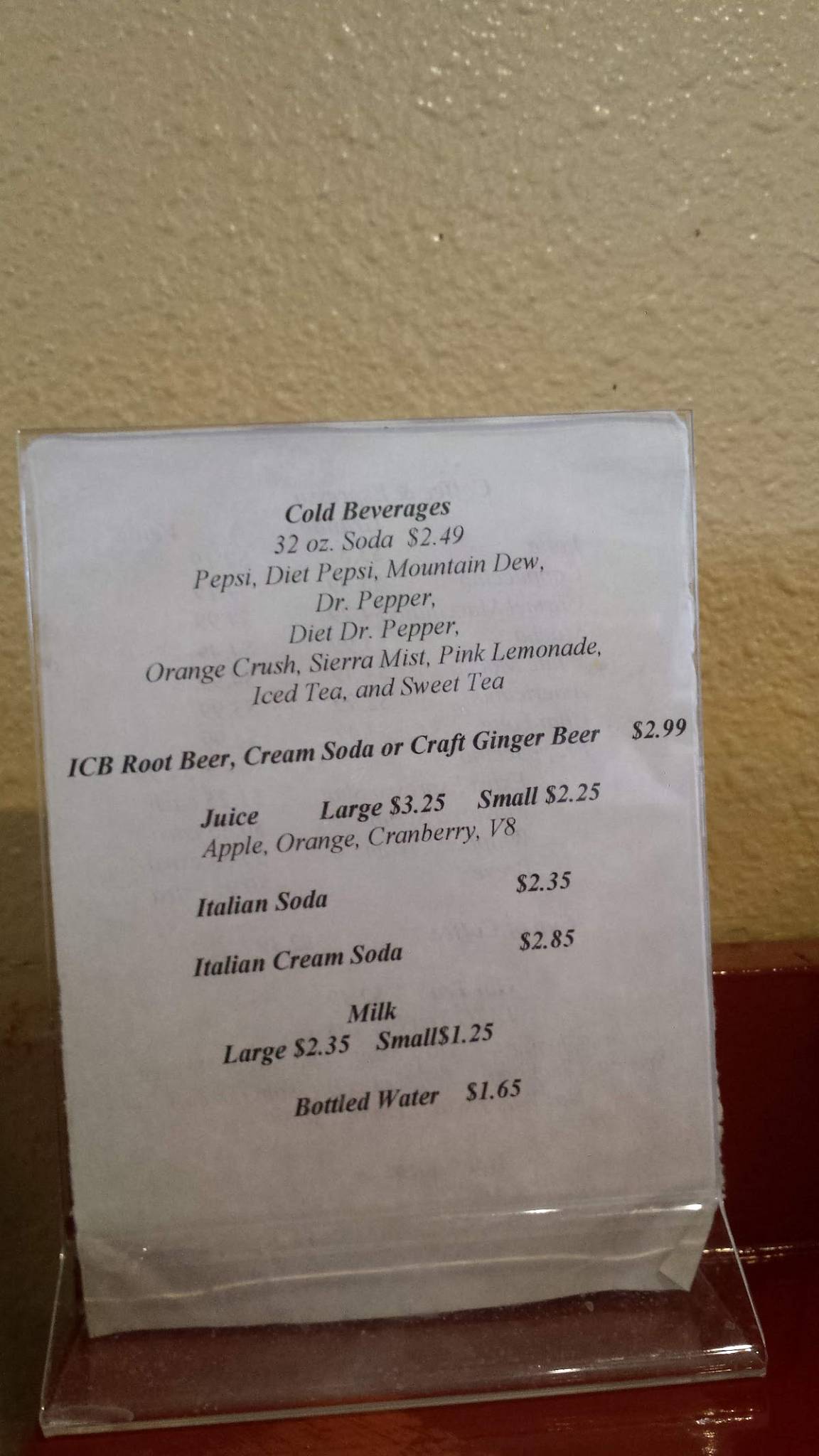 Menu at Katrinah's East Mountain Grill restaurant, Edgewood