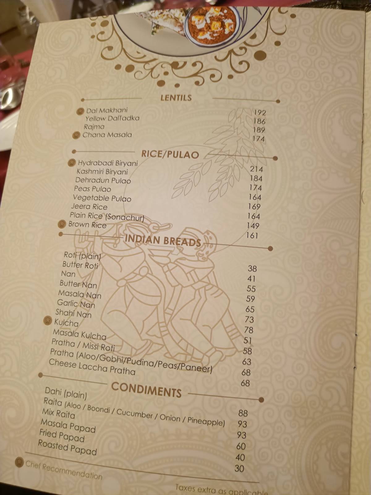 Menu at Kaveri Restaurant, Ranchi, Shop 911