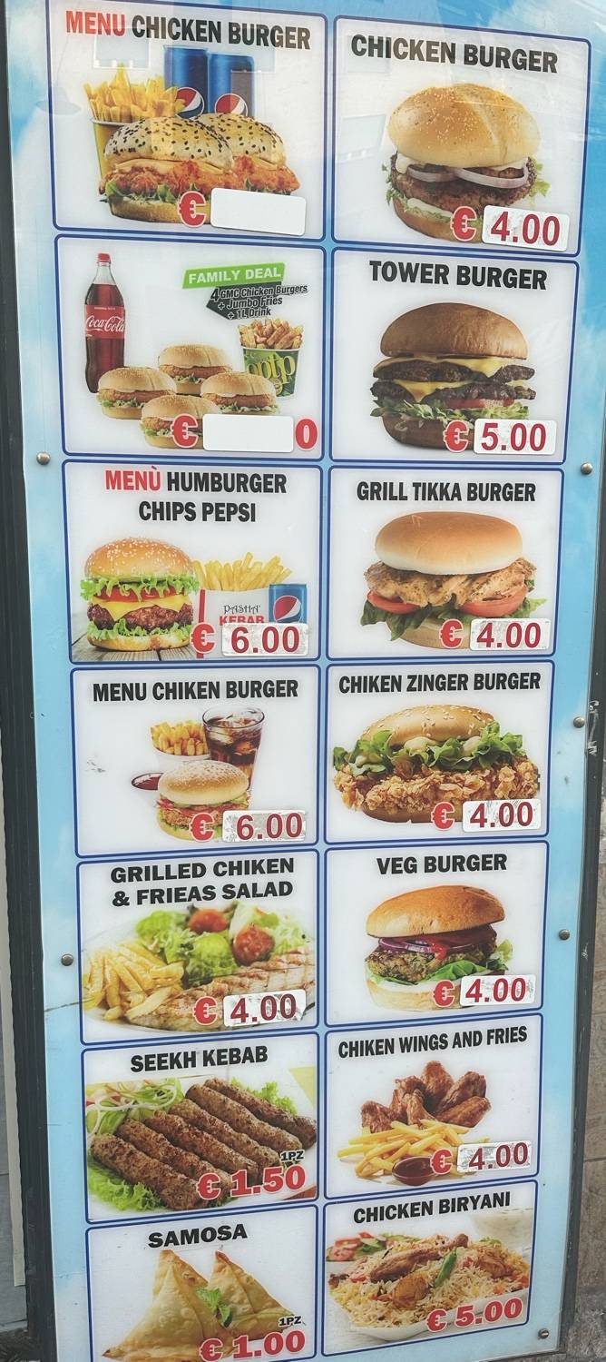 Menu di Kebab.com 