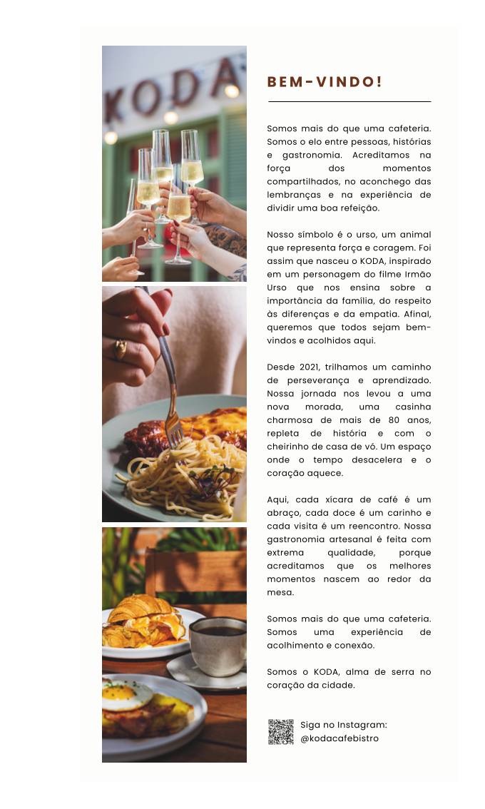 Koda Café Bistrô Joinville cardápio