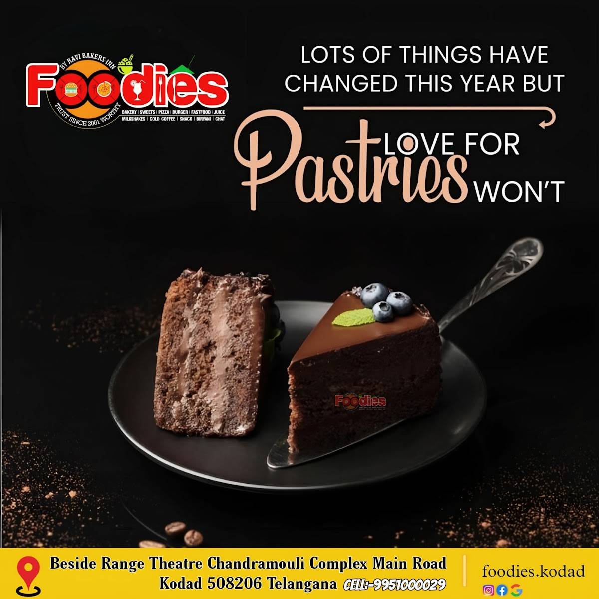 Foodies menu