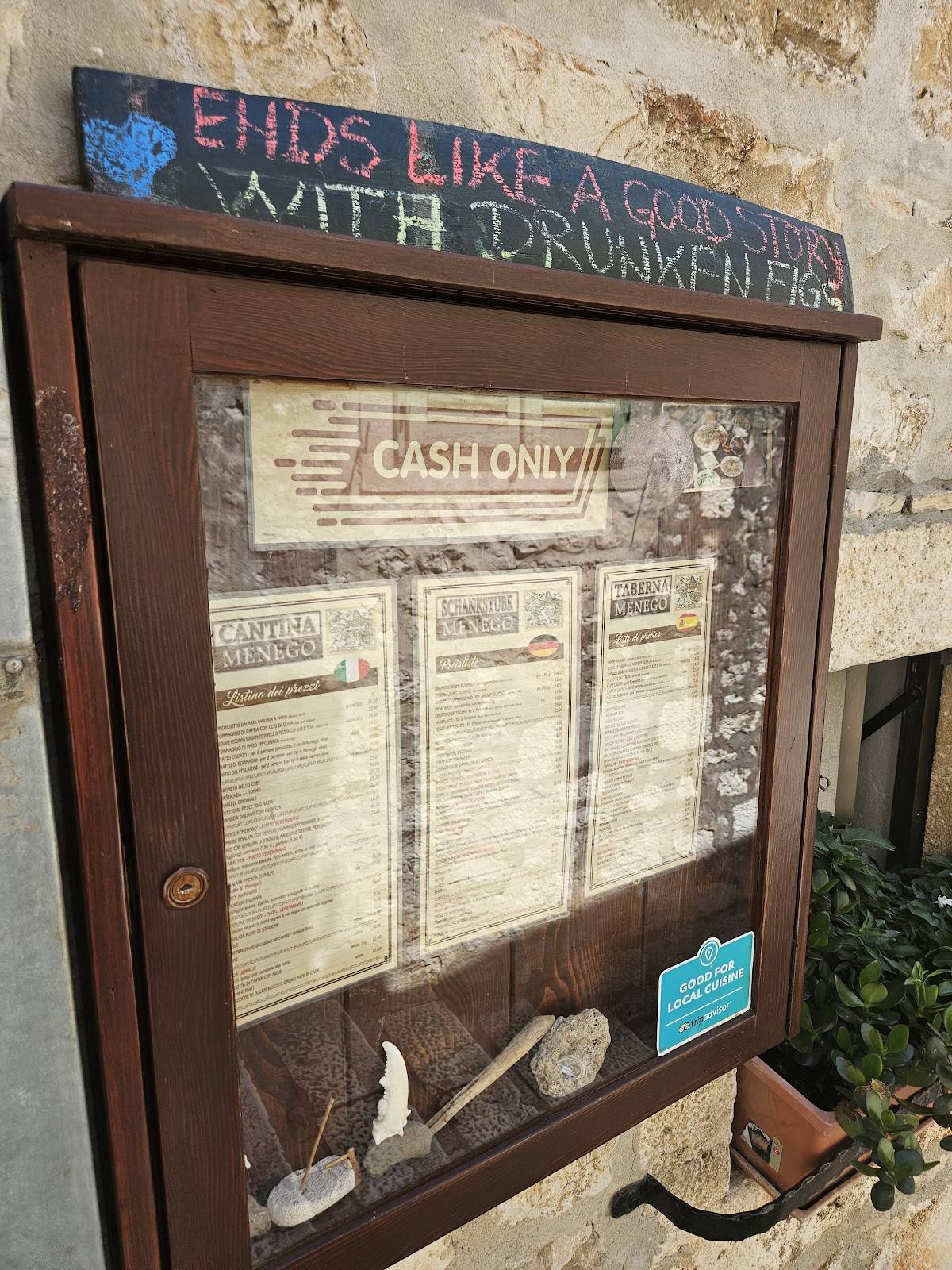 Menu di Konoba Menego 