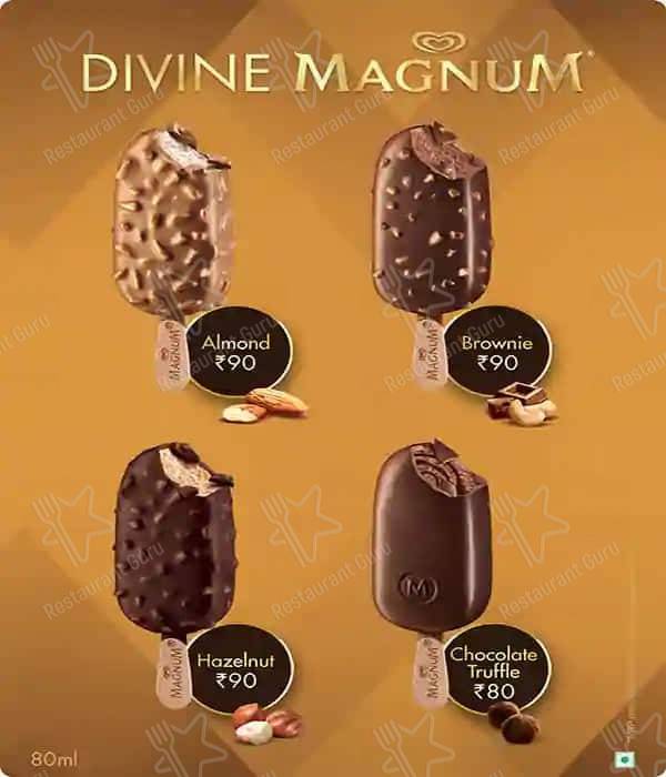 Kwality Wall's Ice Cream And More menu