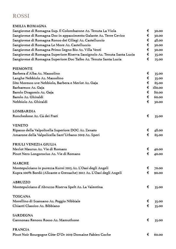 Carta de L' Arcangelo I Cucina e Pizza