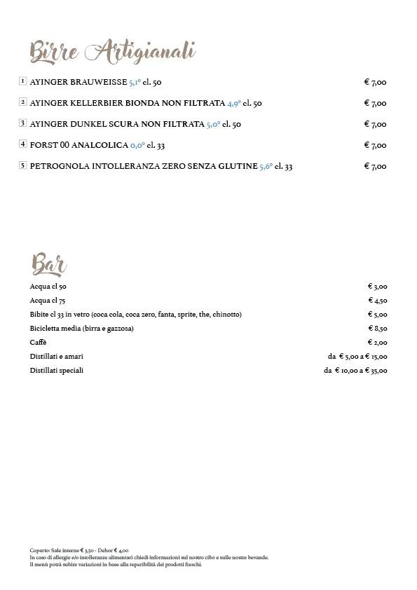 Menu di L'Arcangelo Pizzeria 