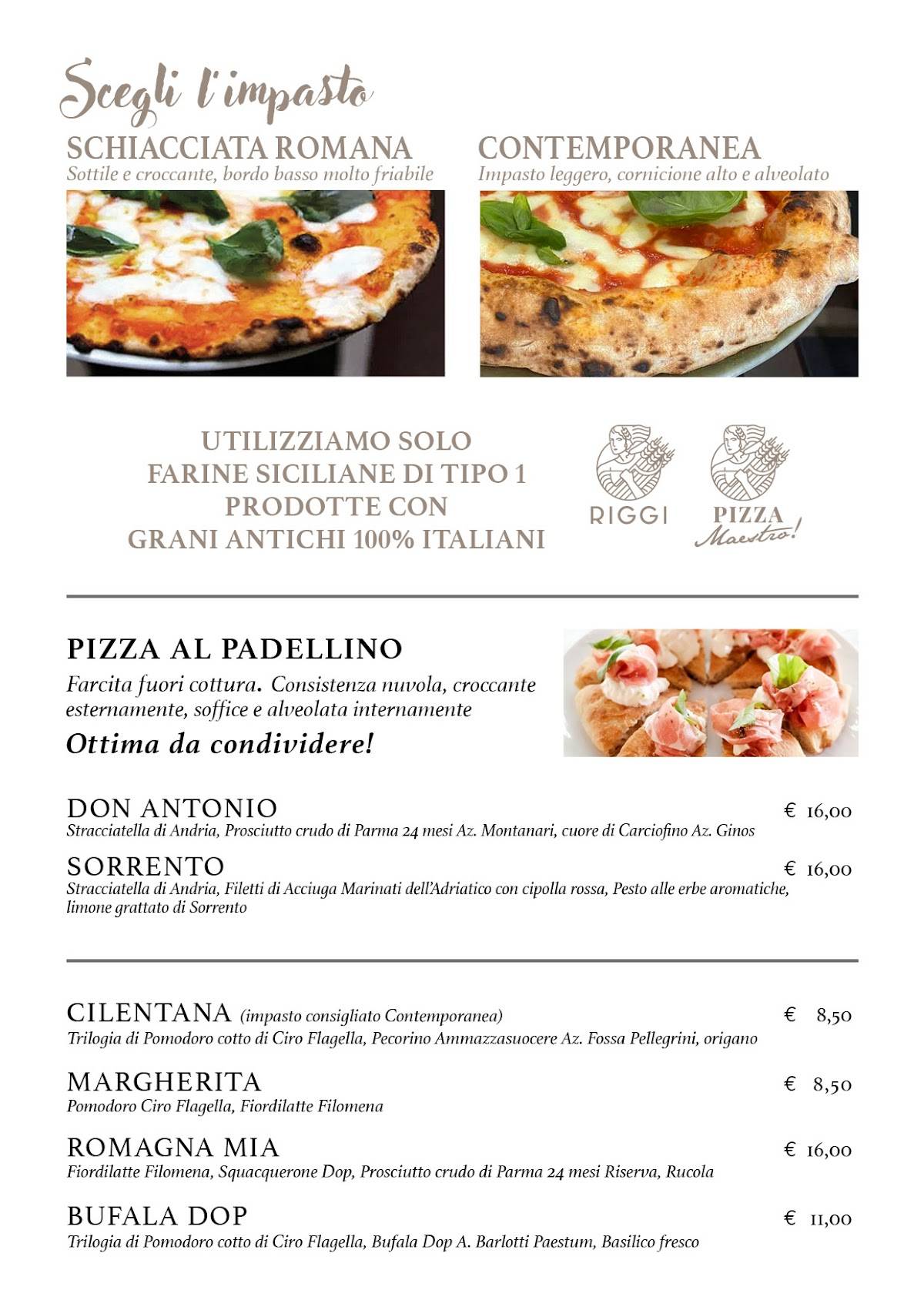 Menu di L'Arcangelo Pizzeria 