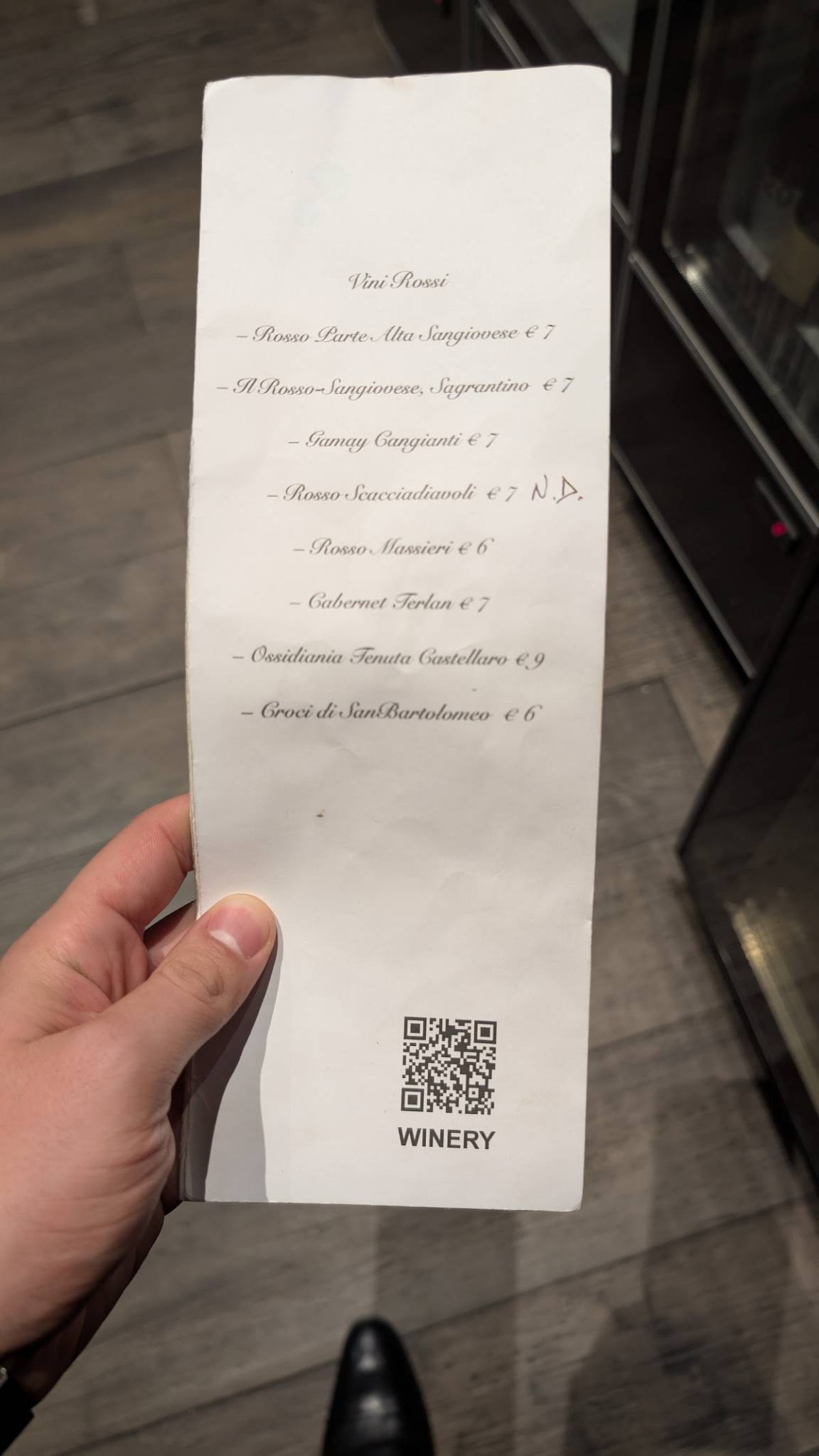 Menu di L'Officina 