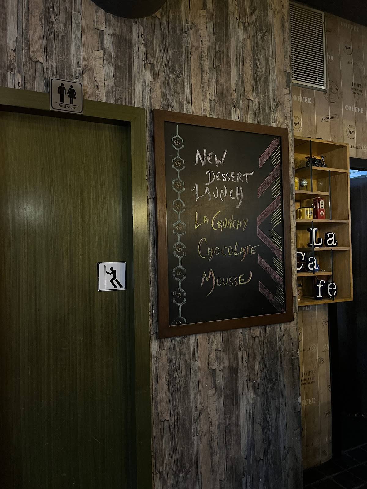 La Cafe menu