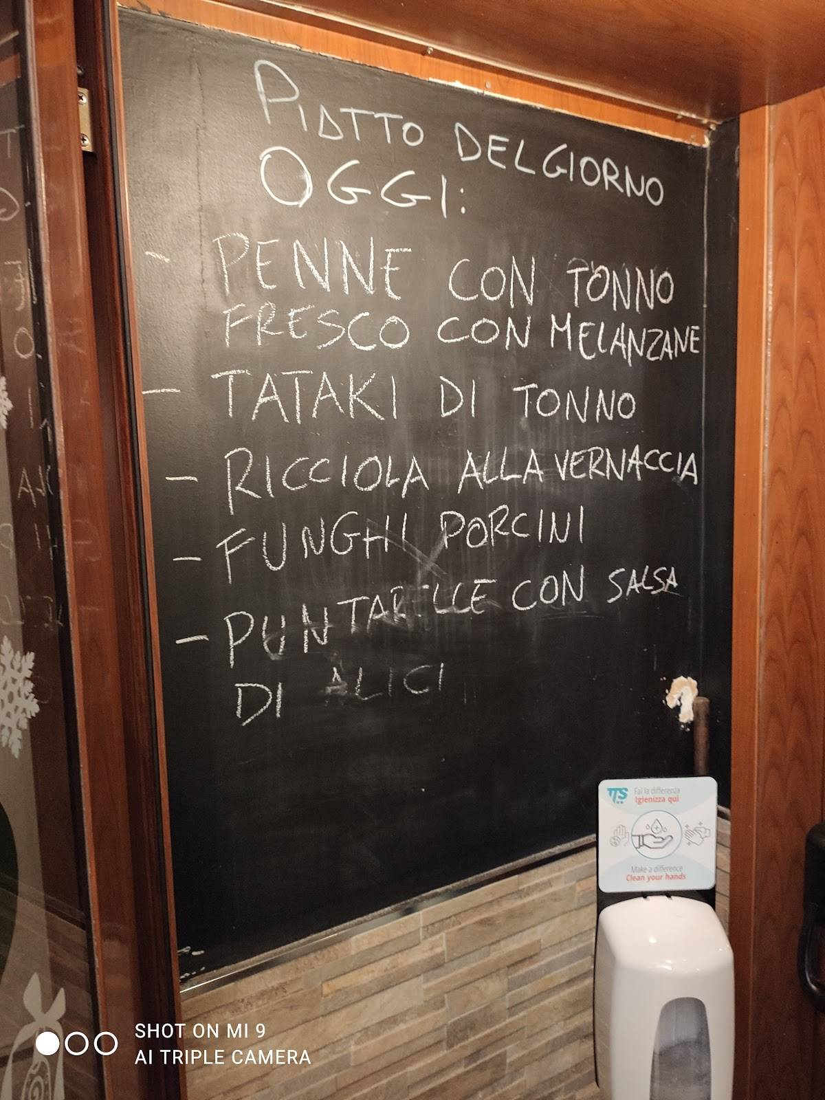 Menu di La Caraffa 