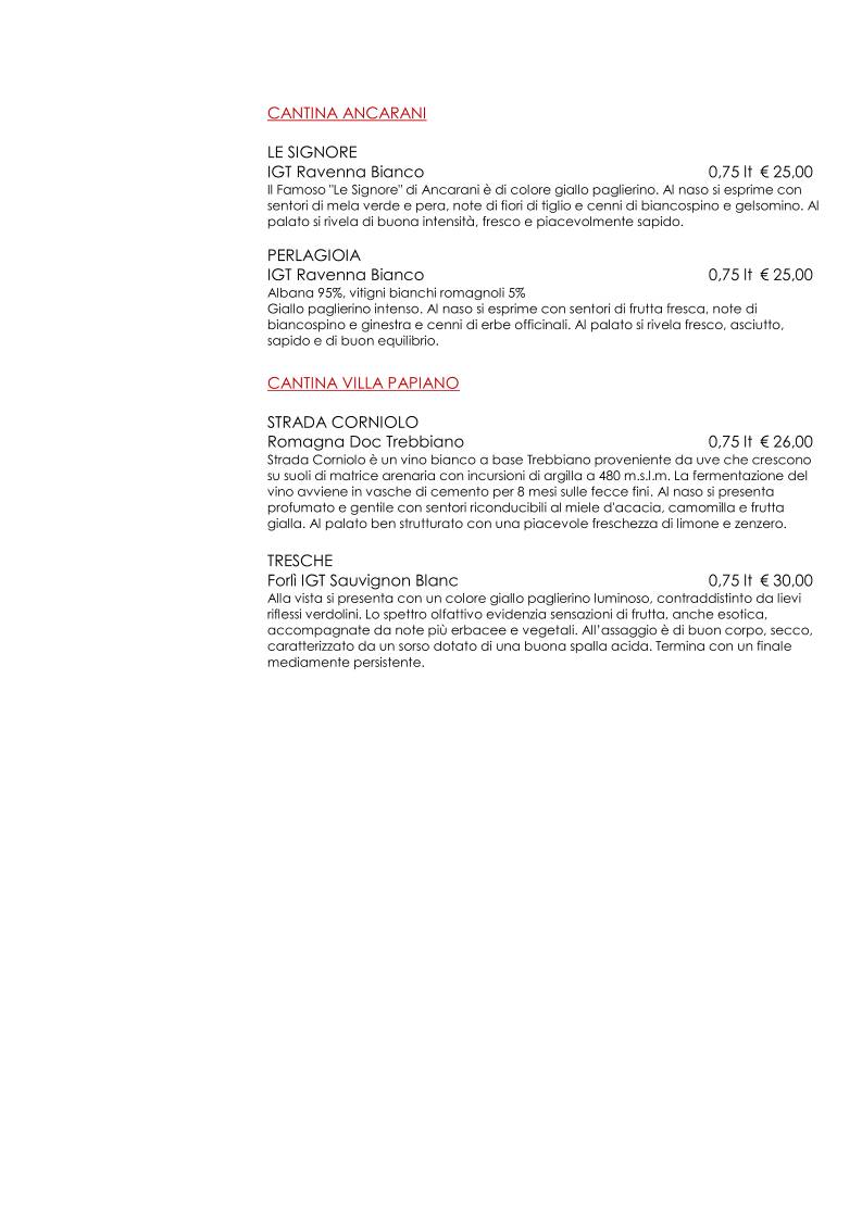 Menu di La Ferramenta del Gusto Emiliano 