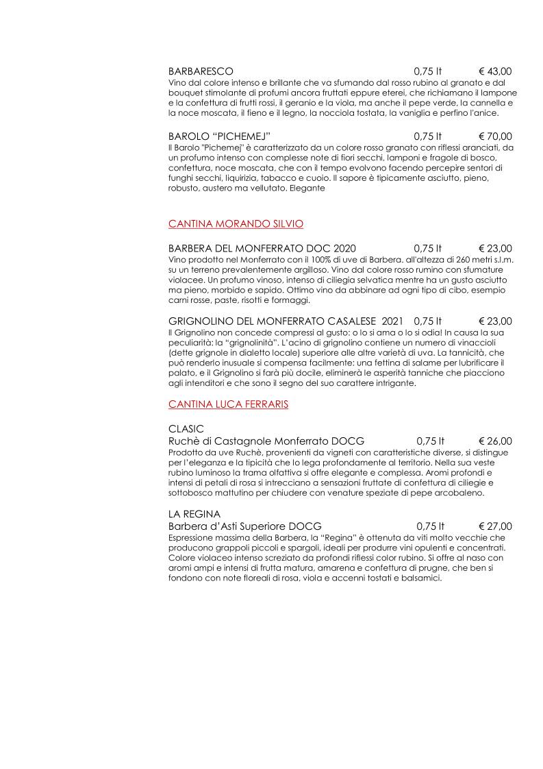 Menu di La Ferramenta del Gusto Emiliano 