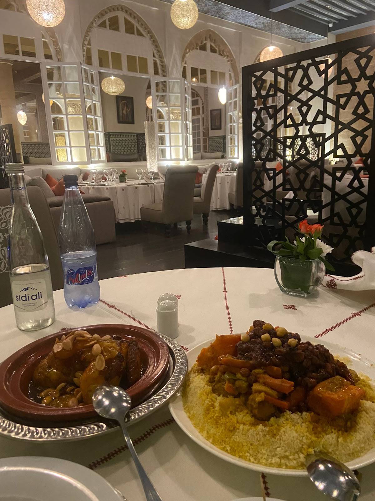 Menu de La Maison Arabe