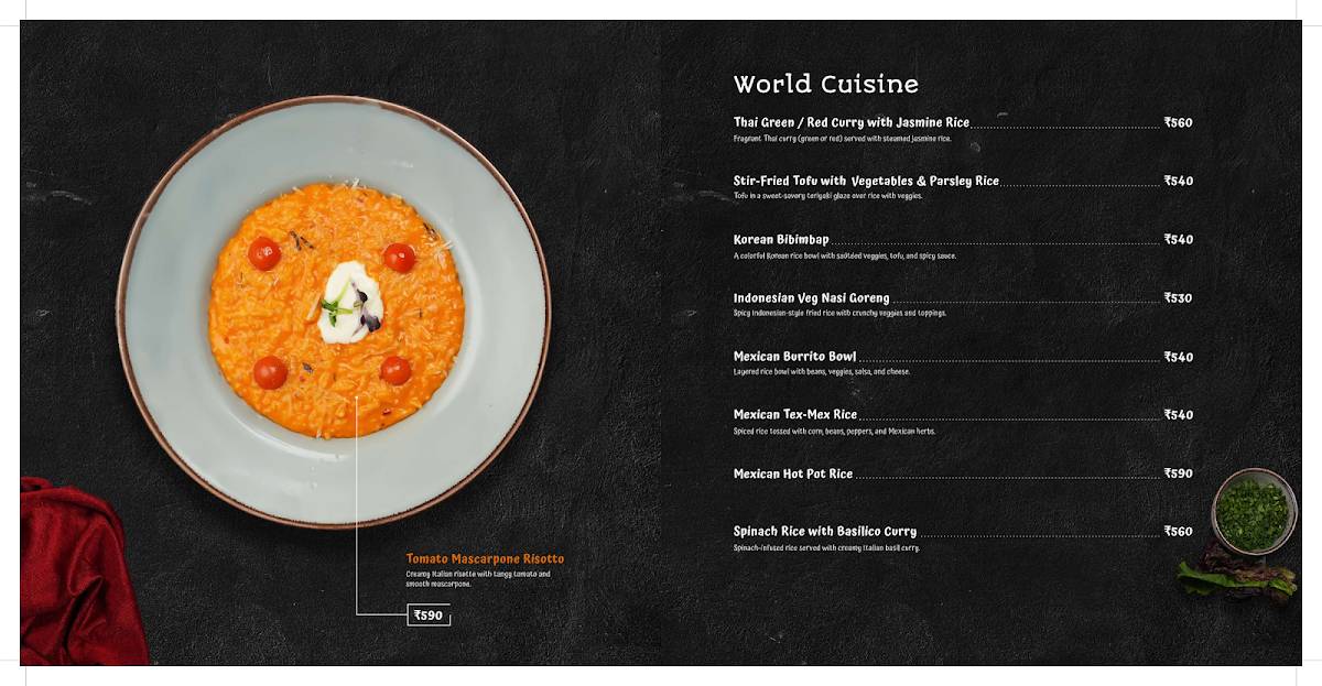 La' Patron Cafe menu