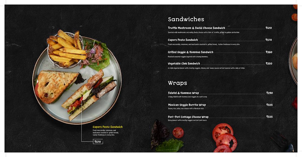 La' Patron Cafe menu