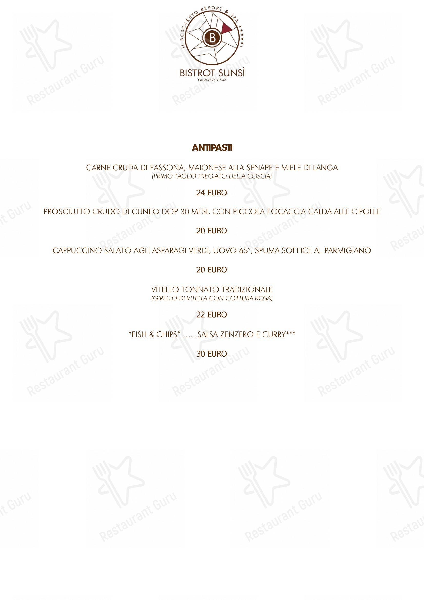 Menu di La Rei Natura by Michelangelo Mammoliti - Menu