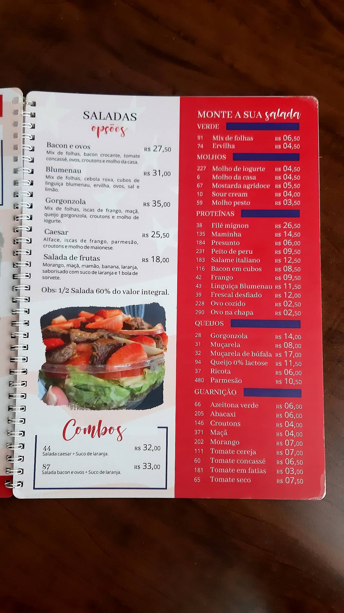 American Place cardápio