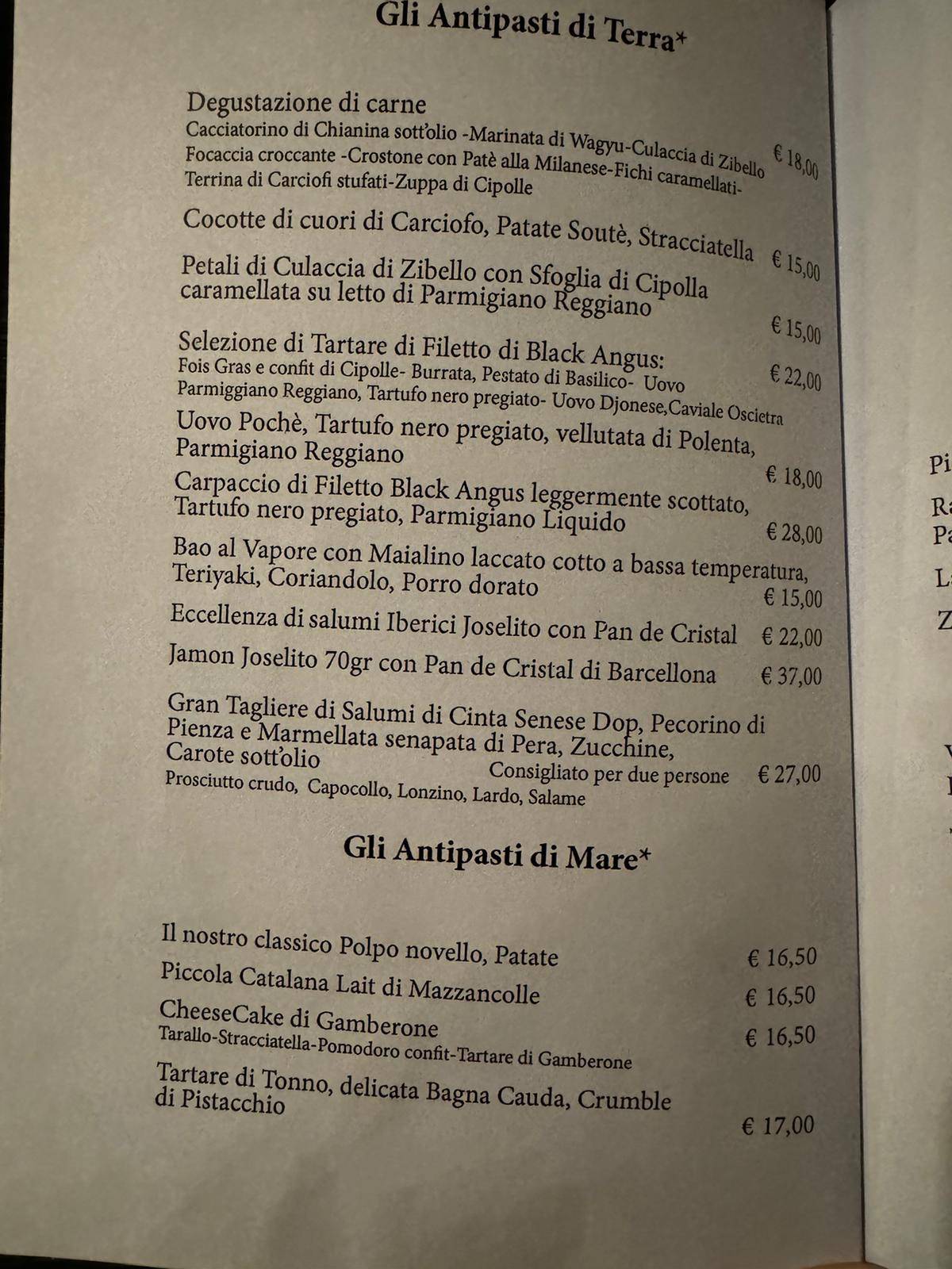 Menu di Lait Garden 