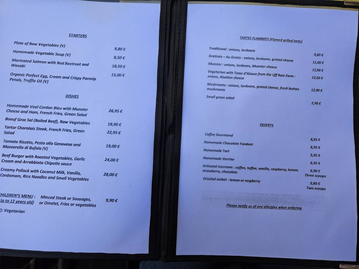 Menu de Le 3